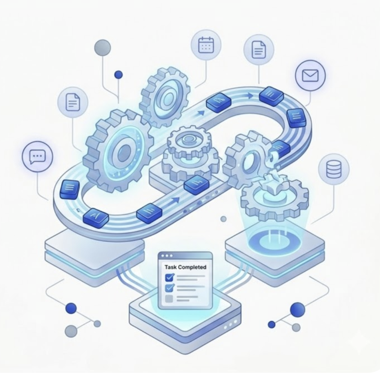 Workflow automation illustration